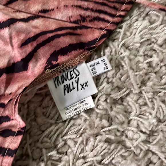 Princess Polly Eye of the Tiger Scarf Top - Picture 4 of 6